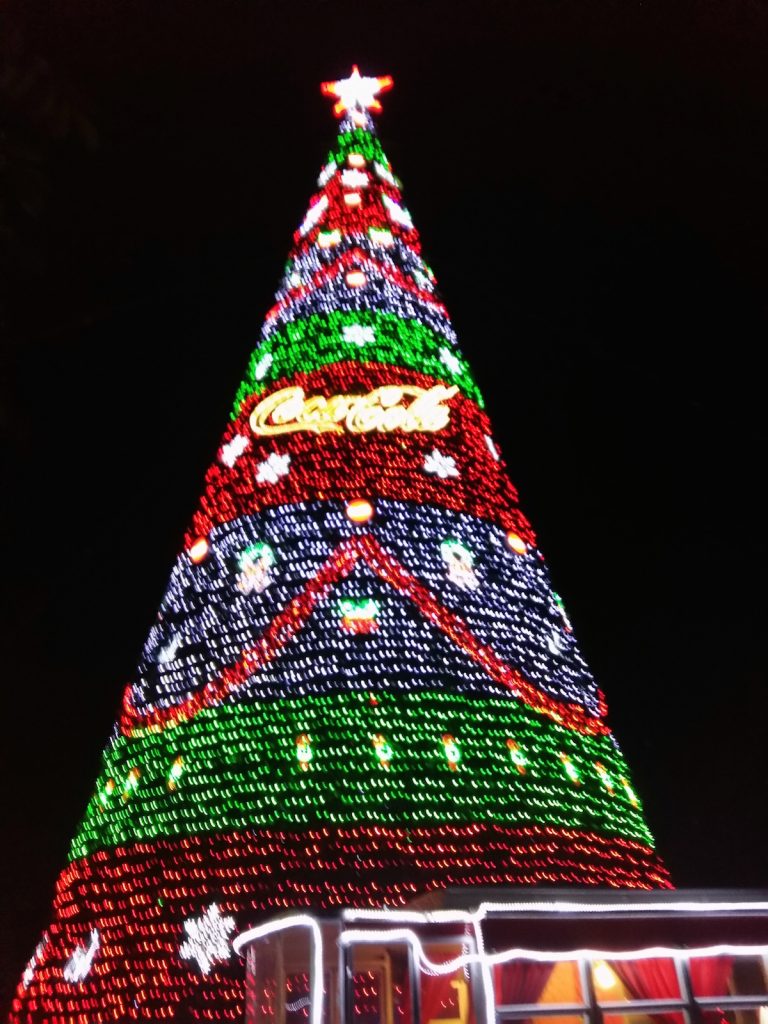 Coca-Cola Christmas Tree in San Jose